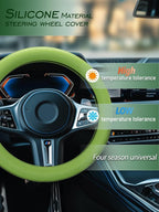 Universal Soft Silicone Steering Wheel Cover