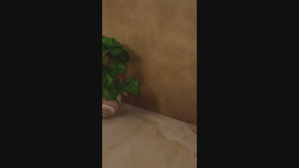 Lord Ganesh Ji Crystal Ball Lamp with Wooden Base